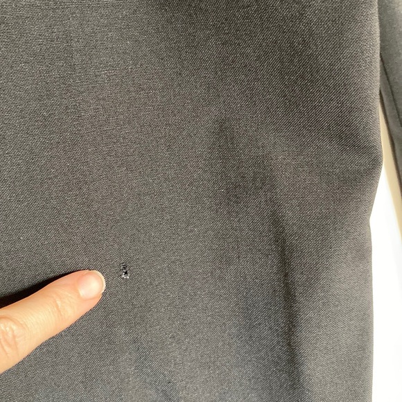 Vintage Yves Saint Laurent Pants Women US 6-8 Med Black Wool Italy 90s Uniform - Picture 13 of 14